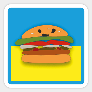 Ukrainian Burger Sticker